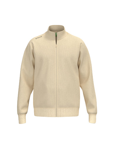 ERIMA TS Sweatjacket in beige Vorderansicht
