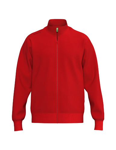 ERIMA TS Sweatjacket in rot Vorderansicht