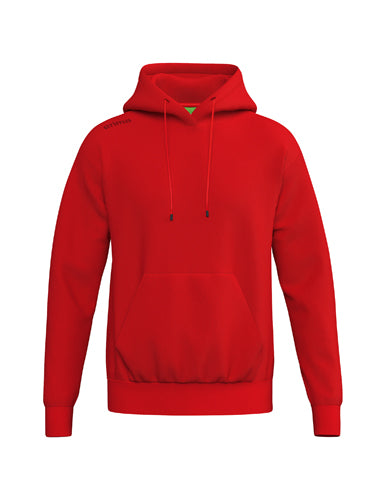 ERIMA TS Hoody in rot Vorderansicht