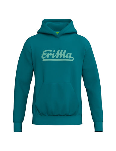 ERIMA RETRO Hoody in tahitian blue Vorderansicht