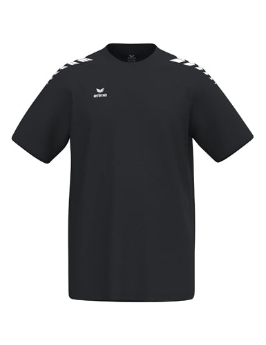 ERIMA CMPT Wings T-Shirt in schwarz/weiß Vorderansicht