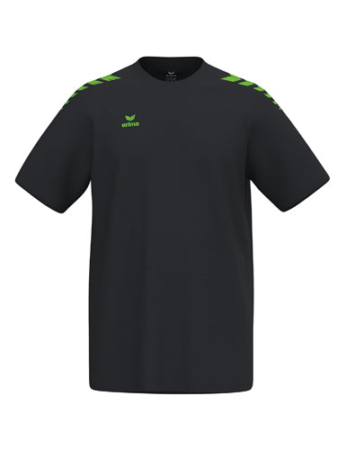 ERIMA CMPT Wings T-Shirt in schwarz/green gecko Vorderansicht