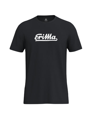 ERIMA RETRO T-Shirt in schwarz Vorderansicht