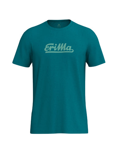 ERIMA RETRO T-Shirt in tahitian blue Vorderansicht