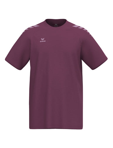 ERIMA CMPT Wings T-Shirt in burgundy/lavender Vorderansicht