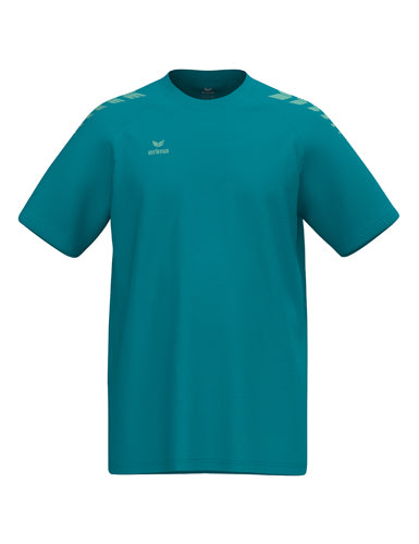 ERIMA CMPT Wings T-Shirt in tahitian blue/mint Vorderansicht