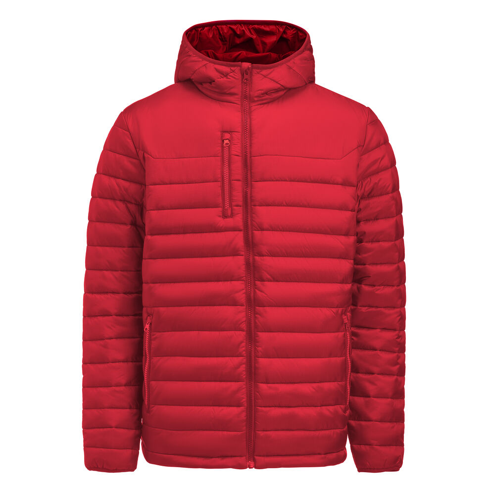 James Harvest Meadows Jacke Herren in Rot – mit Firmenlogo individualisierbar