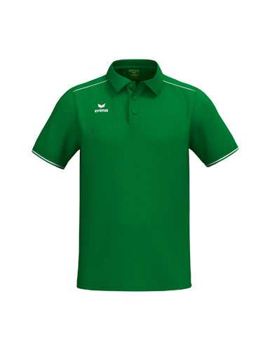 ERIMA CMPT Poloshirt in smaragd/weiß Vorderansicht