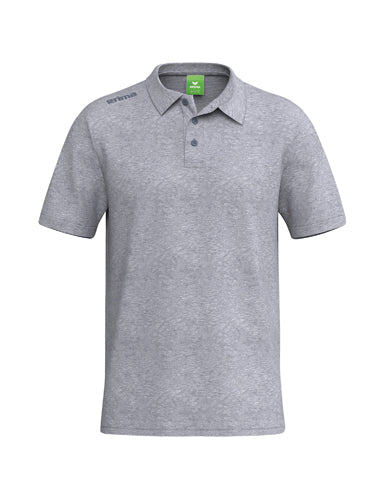 ERIMA TS Poloshirt in grau melange Vorderansicht