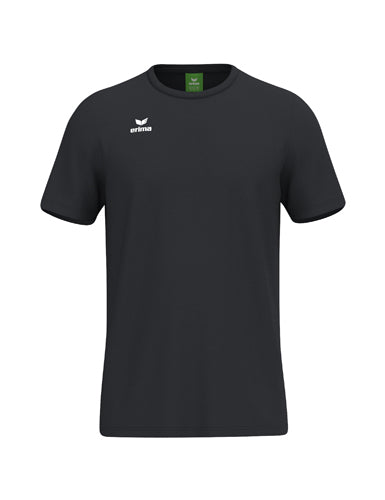 ERIMA TS LOGO T-Shirt in schwarz Vorderansicht