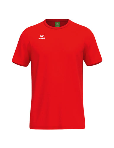 ERIMA TS LOGO T-Shirt in rot Vorderansicht
