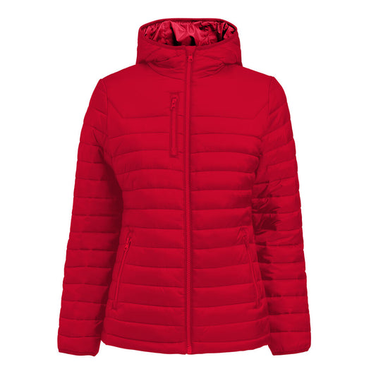 James Harvest Meadows Jacke Damen in Rot – mit Firmenlogo individualisierbar