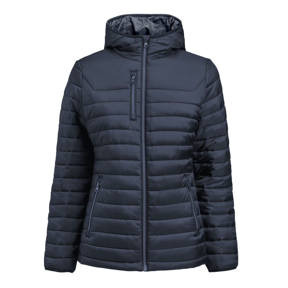 James Harvest Meadows Jacke Damen in Marine – mit Firmenlogo individualisierbar