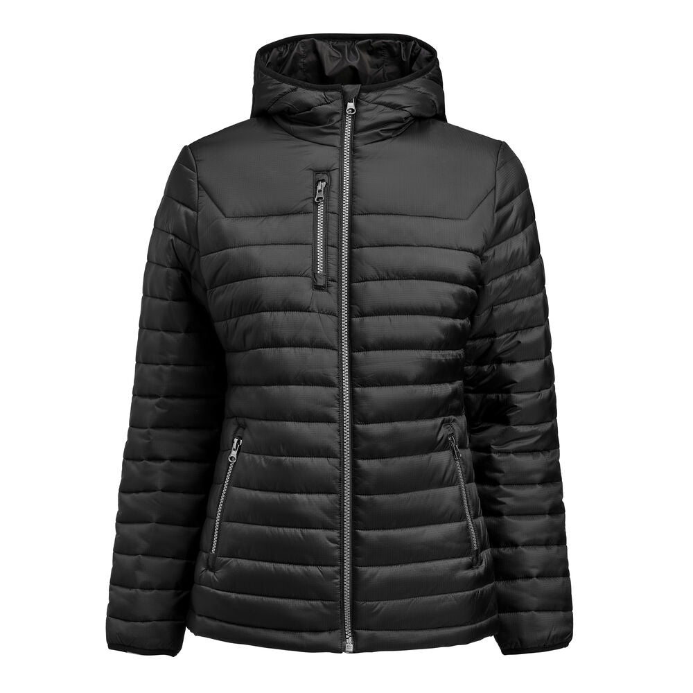 James Harvest Meadows Jacke Damen in Schwarz – mit Firmenlogo individualisierbar