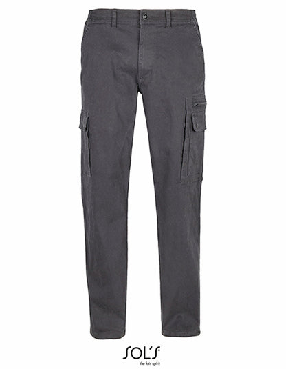 SOL´S Men´s Docker Pants L03820 in Dark Grey (Solid)