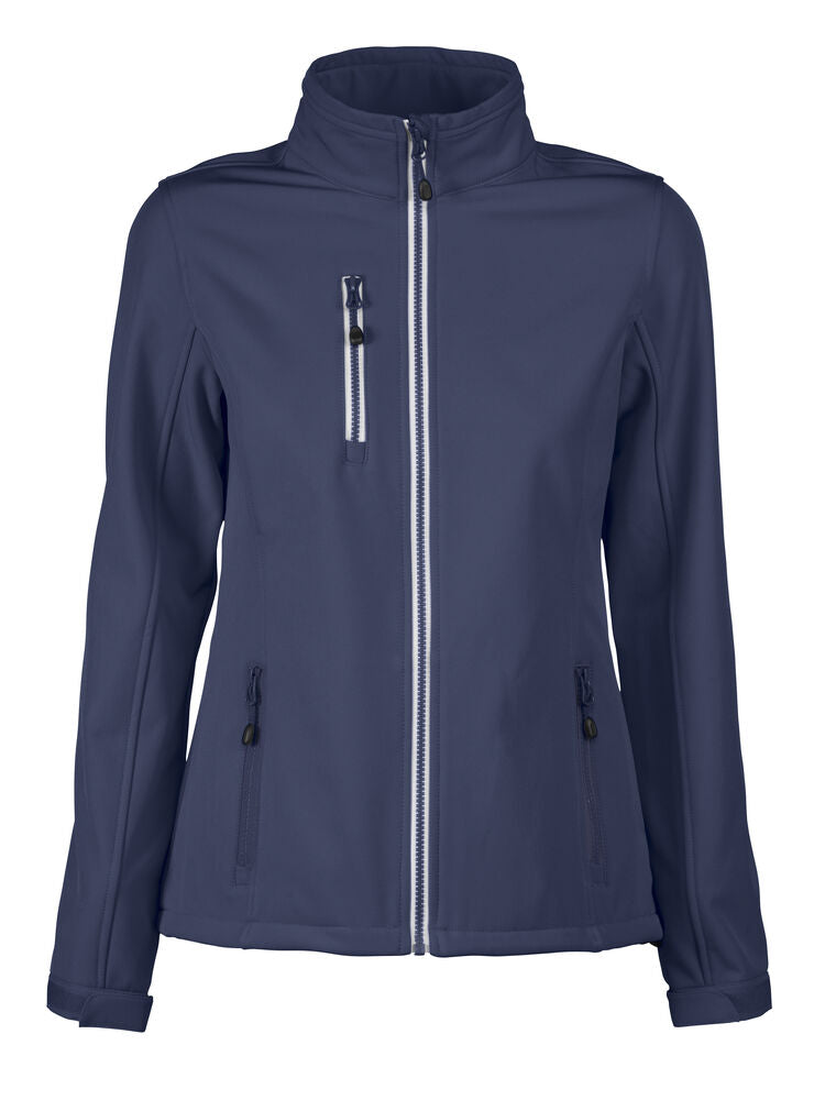 Printer RED Vert Softshell Jacke Damen in Marine – mit Firmenlogo individualisierbar