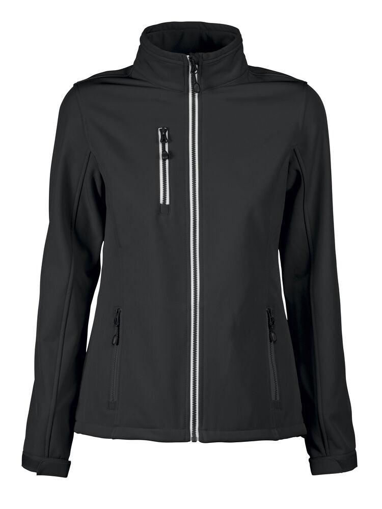 Printer RED Vert Softshell Jacke Damen in Schwarz – mit Firmenlogo individualisierbar