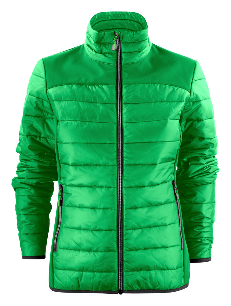 Printer Essentials Expedition Jacke Damen in Grün – mit Firmenlogo individualisierbar