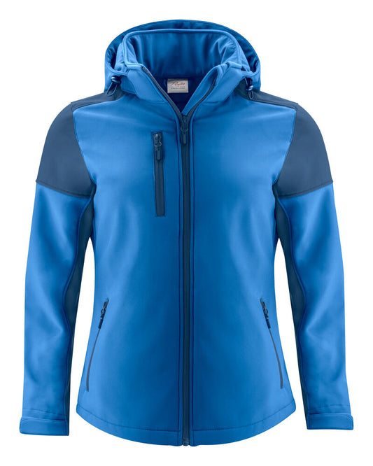 Printer PRIME Prime Softshell Jacke Damen in Kobalt/Marine – mit Firmenlogo individualisierbar