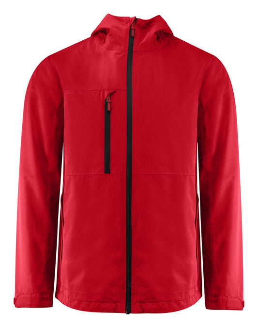Printer Essentials Hiker Shell Jacke Herren in Rot – mit Firmenlogo individualisierbar