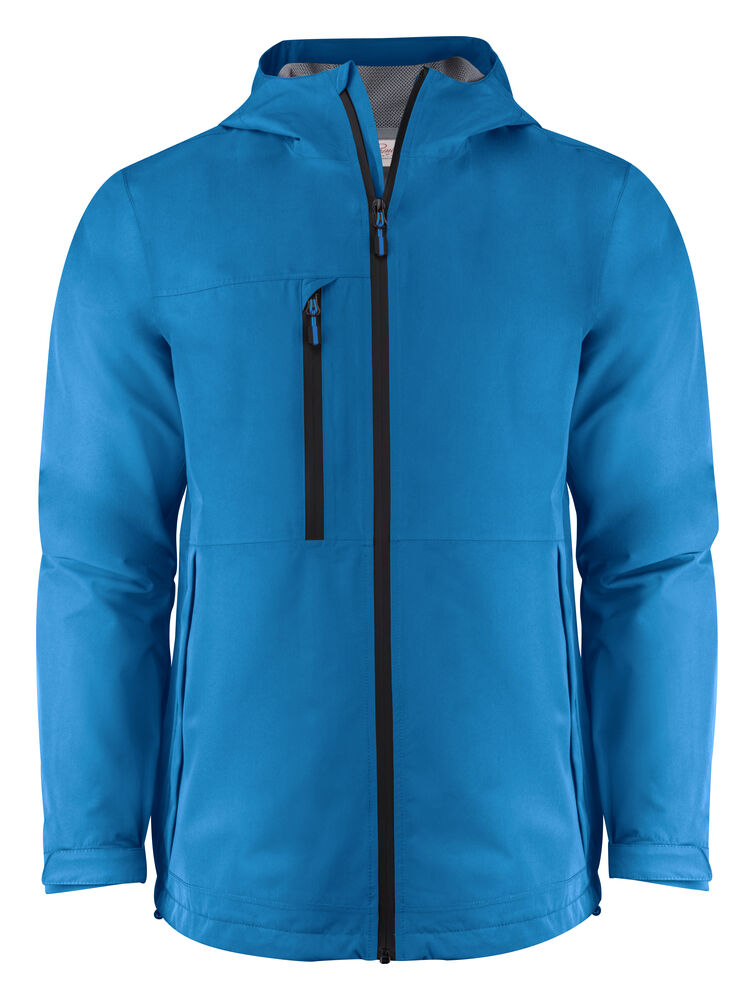 Printer Essentials Hiker Shell Jacke Herren in Blau – mit Firmenlogo individualisierbar