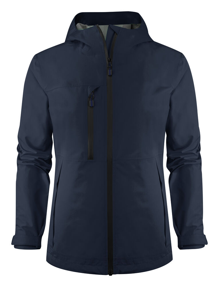 Printer Essentials Hiker Shell Jacke Damen in Marine – mit Firmenlogo individualisierbar