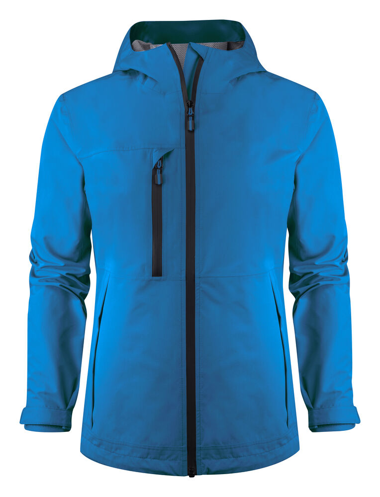 Printer Essentials Hiker Shell Jacke Damen in Blau – mit Firmenlogo individualisierbar