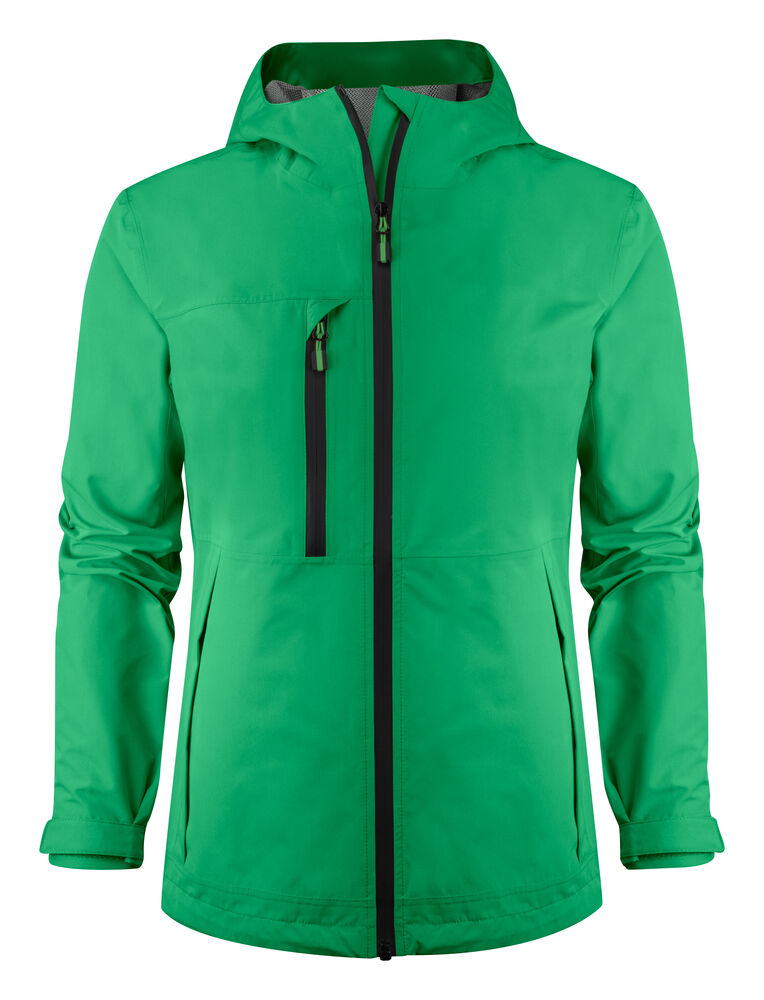 Printer Essentials Hiker Shell Jacke Damen in Grün – mit Firmenlogo individualisierbar