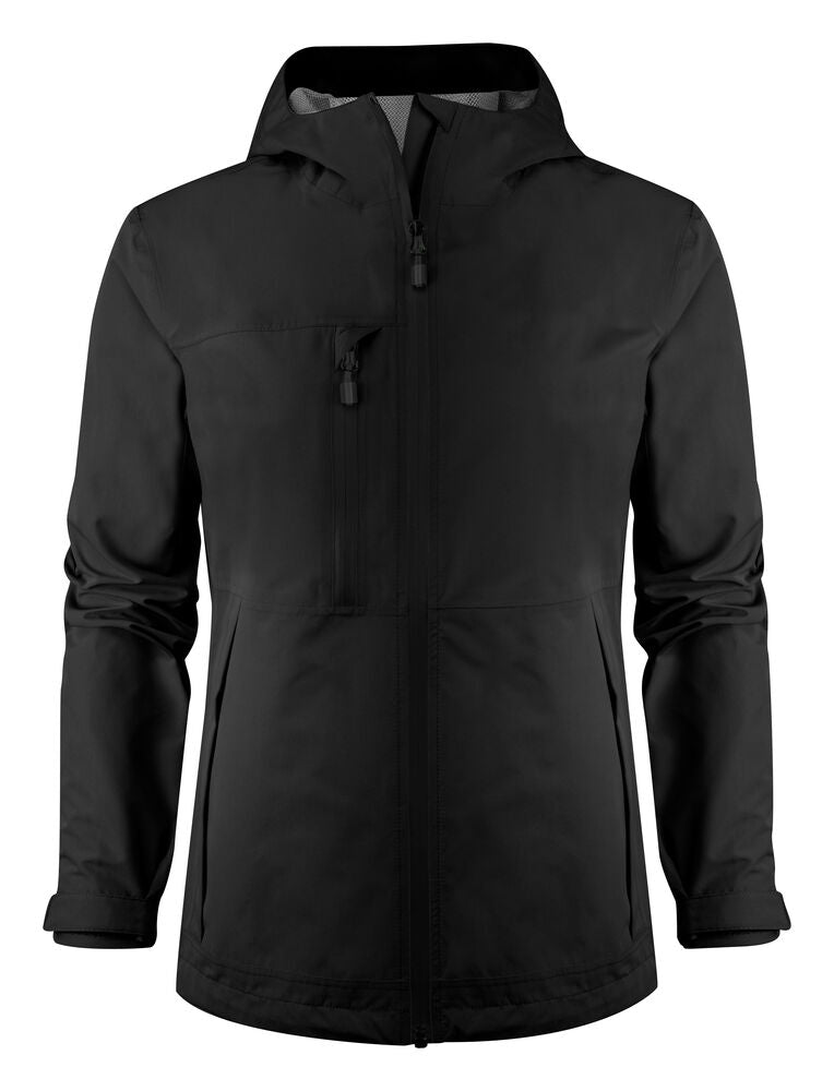 Printer Essentials Hiker Shell Jacke Damen in Schwarz – mit Firmenlogo individualisierbar
