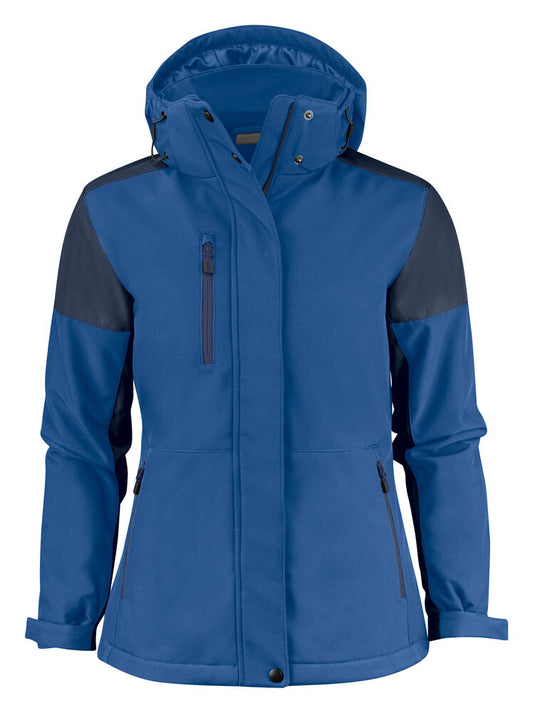 Printer PRIME Prime Padded Softshell Jacke Damen in Kobalt/Marine – mit Firmenlogo individualisierbar