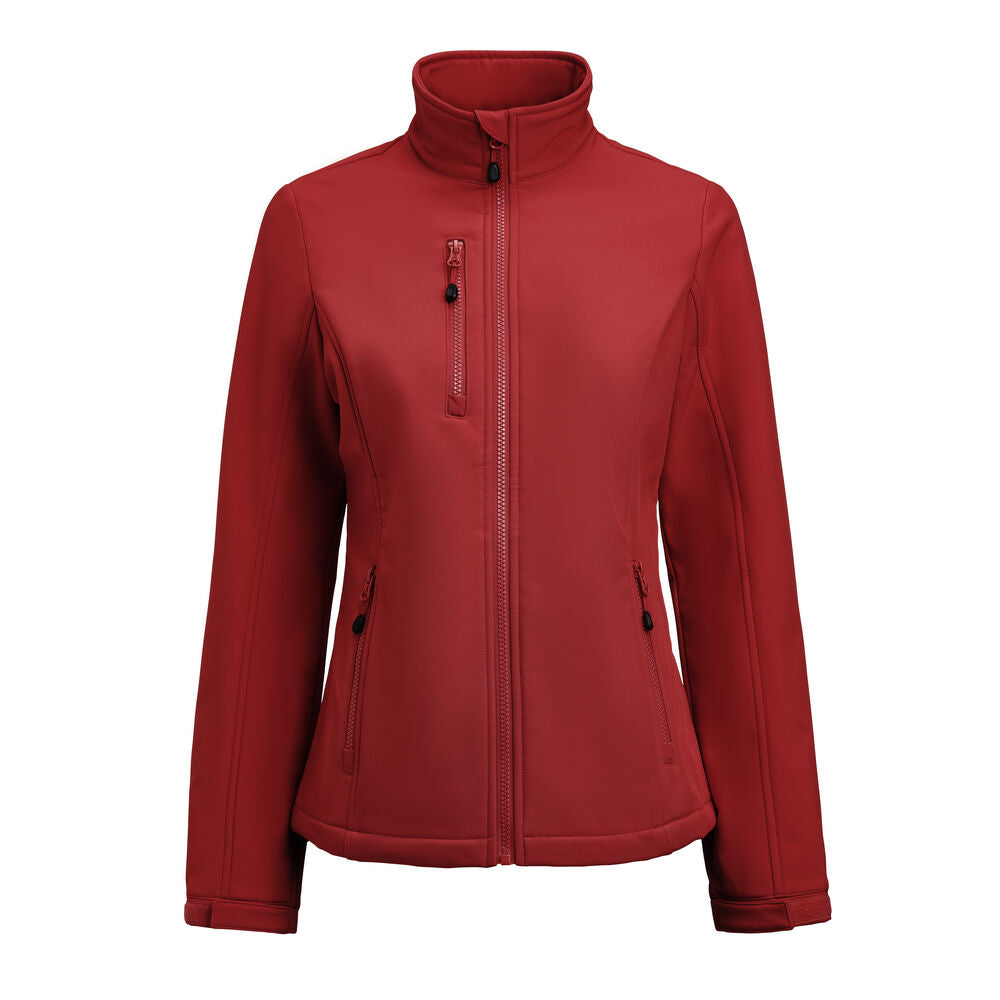 Printer RED Airwalk Softshell Jacke Damen in Rot – mit Firmenlogo individualisierbar