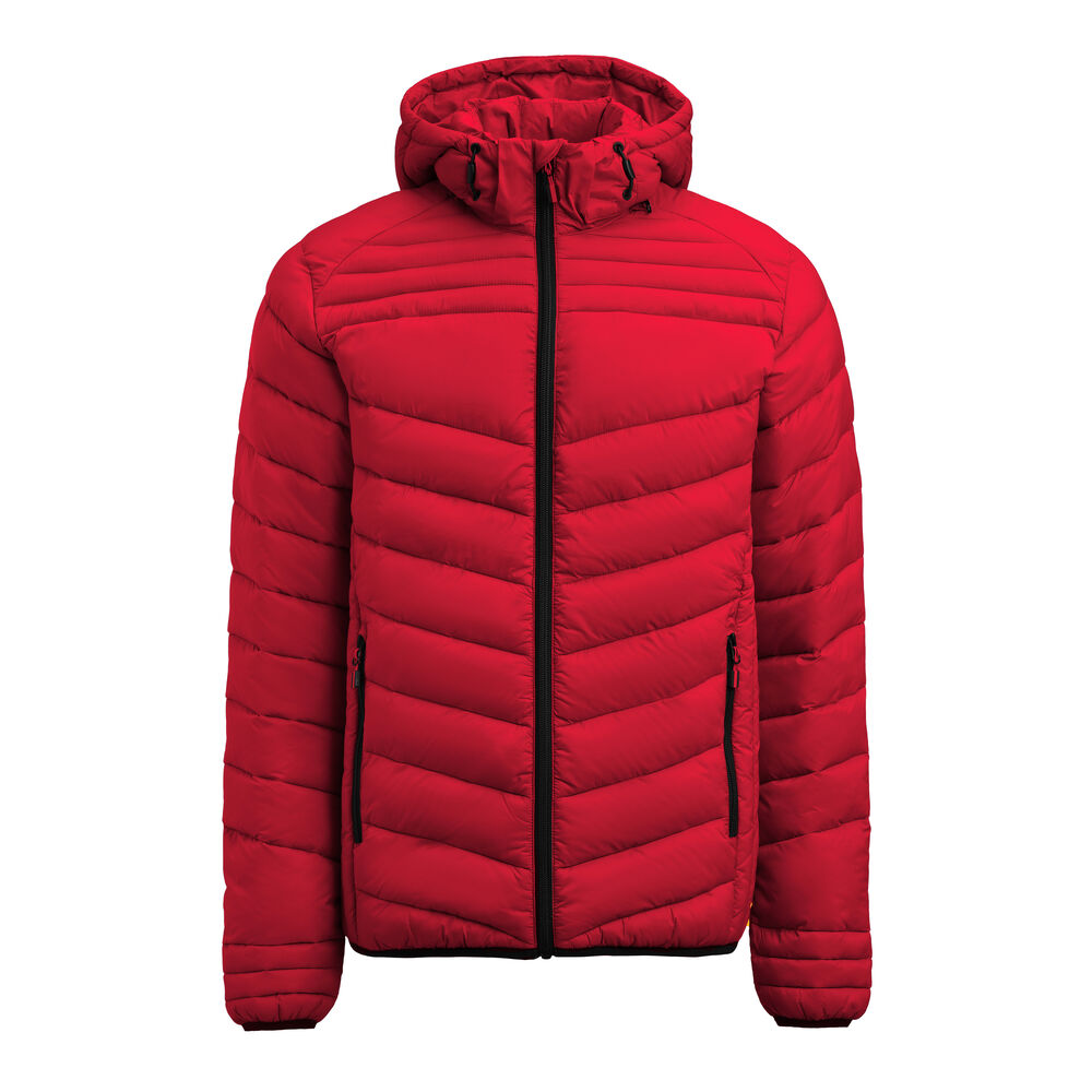 Printer Essentials Base Jacke Herren in Rot – mit Firmenlogo individualisierbar