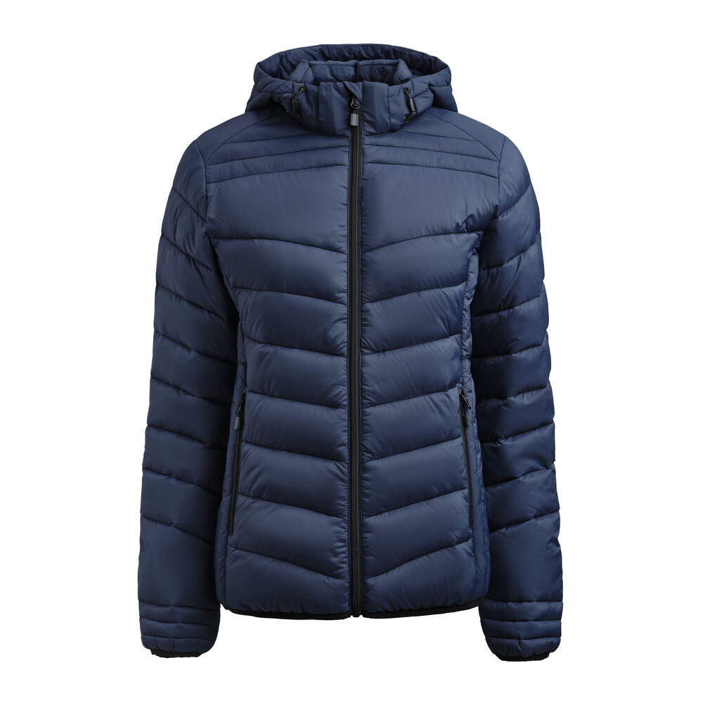 Printer Essentials Base Jacke Damen in Marine – mit Firmenlogo individualisierbar