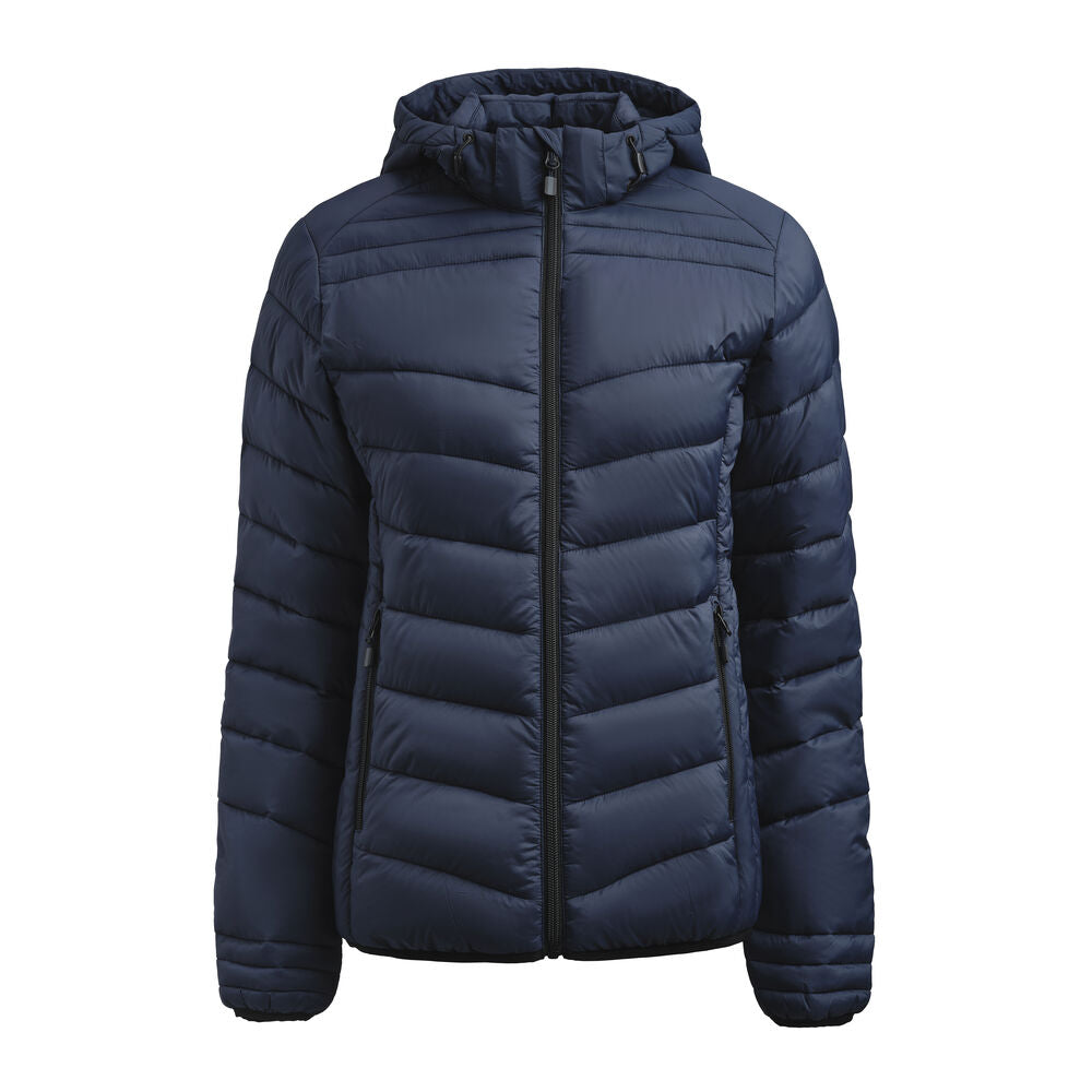 Printer Essentials Base Jacke Damen in Dunkelmarine – mit Firmenlogo individualisierbar
