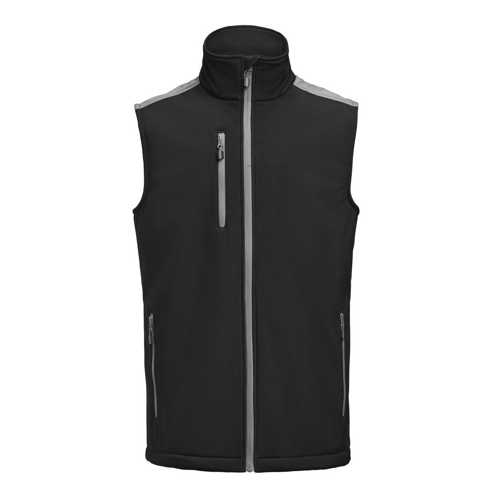 Printer PRIME Prime Softshell Weste Herren in Schwarz/Antrazit – mit Firmenlogo individualisierbar
