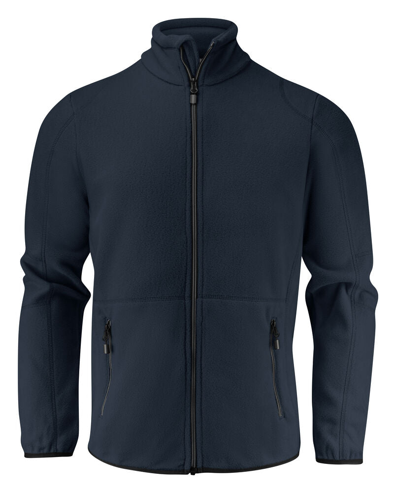 Printer Essentials Speedway Fleecejacke Herren in Dunkelmarine – mit Firmenlogo individualisierbar
