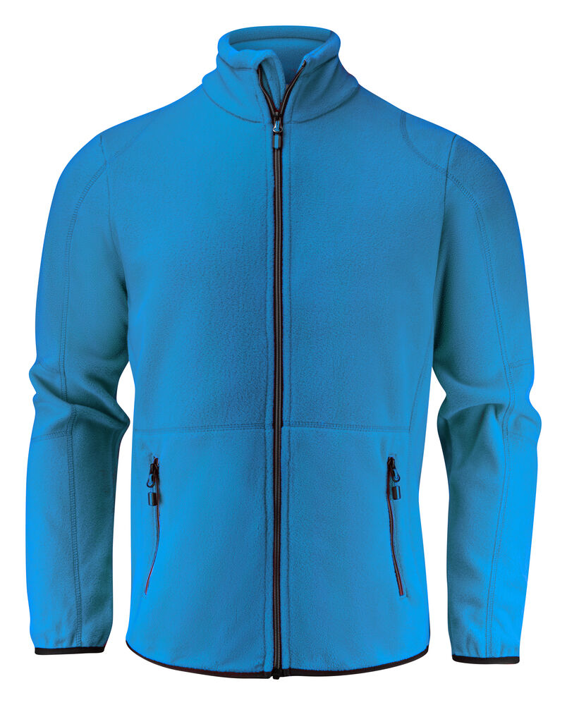 Printer Essentials Speedway Fleecejacke Herren in Blau – mit Firmenlogo individualisierbar