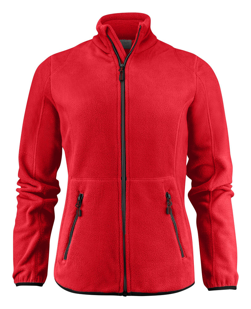 Printer Essentials Speedway Fleecejacke Damen in Rot – mit Firmenlogo individualisierbar