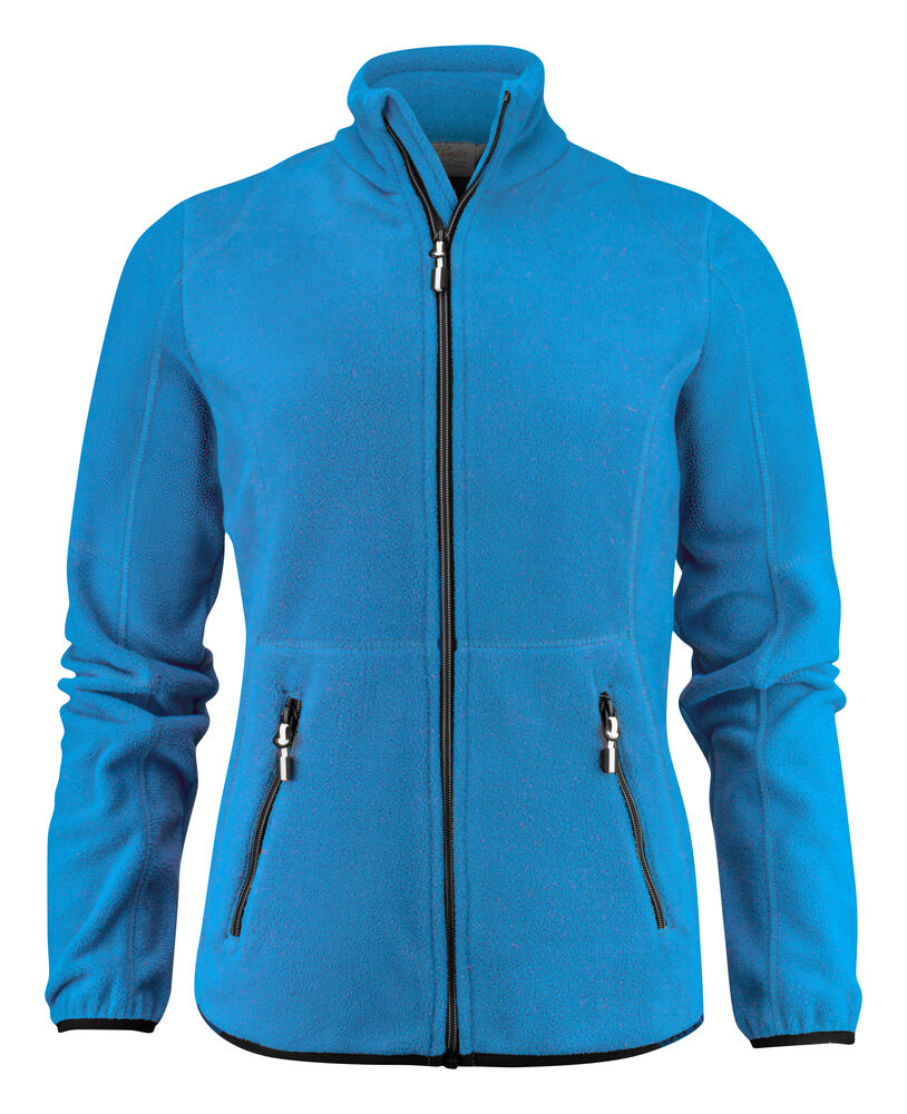 Printer Essentials Speedway Fleecejacke Damen in Blau – mit Firmenlogo individualisierbar