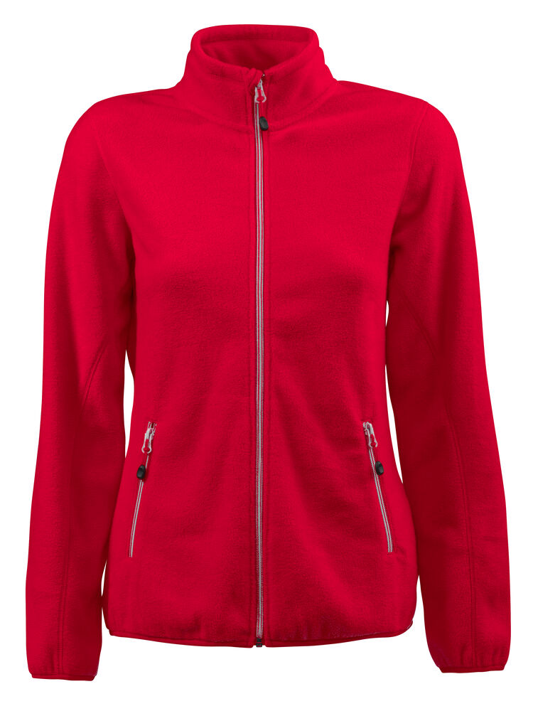 Printer RED Rocket Fleecejacke Damen in Rot – mit Firmenlogo individualisierbar