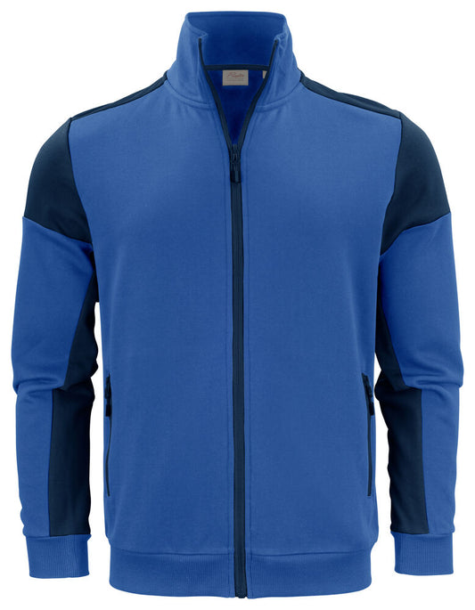 Printer PRIME Prime Sweater Full Zip Herren in Kobalt/Marine – mit Firmenlogo individualisierbar