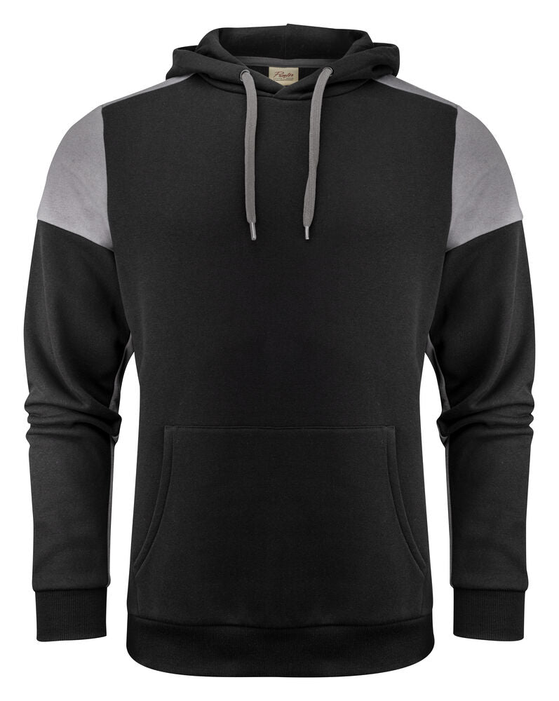 Printer PRIME Prime Kapuzenpullover Unisex in Schwarz/Anthrazit – mit Firmenlogo individualisierbar