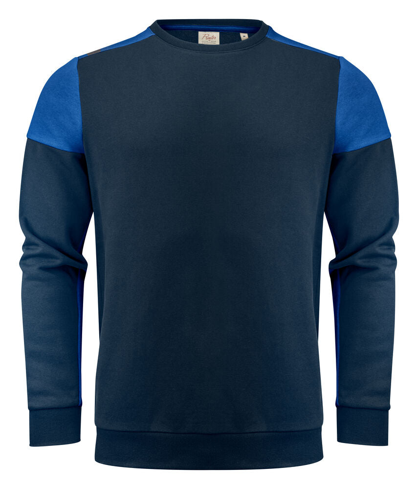 Printer PRIME Prime Crewneck Pullover Unisex in Marine/Kobalt – mit Firmenlogo individualisierbar