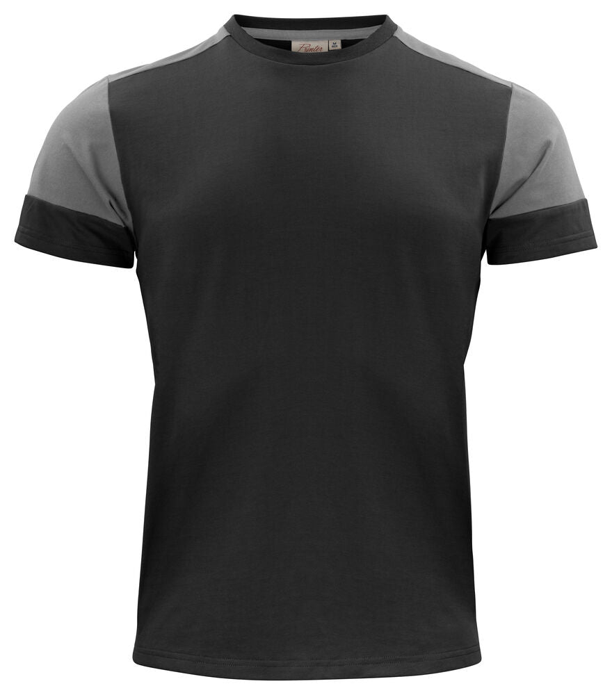 Printer PRIME Prime T-Shirt Herren in Schwarz/Anthrazit – mit Firmenlogo individualisierbar
