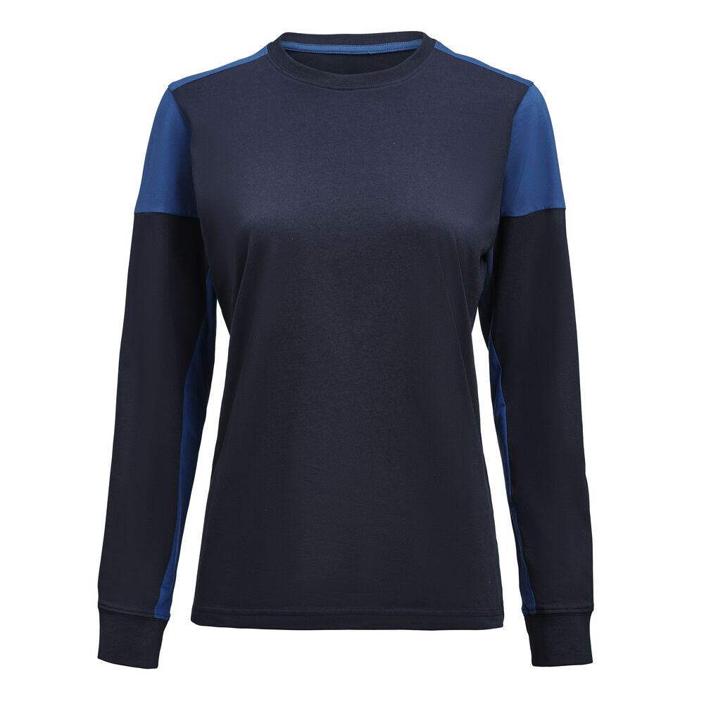 Printer PRIME Prime T-shirt Long Sleeve T-shirt Damen in Marine/Kobalt – mit Firmenlogo individualisierbar
