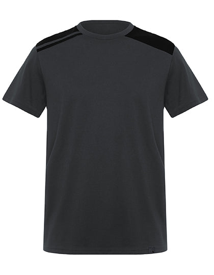 Roly Workwear T-Shirt Expedition RY8411 in Lead 23 / Black 02