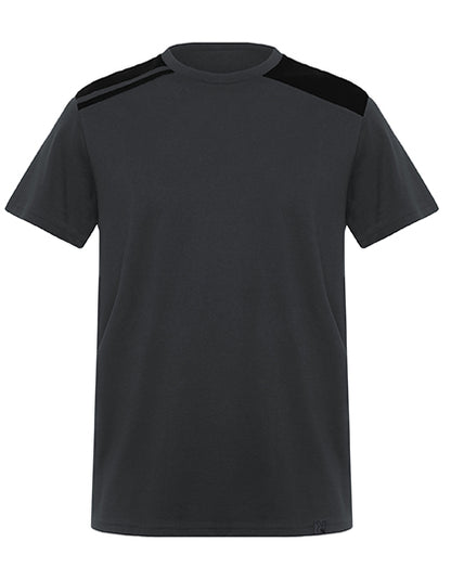 Roly Workwear T-Shirt Expedition RY8411 in Lead 23 / Black 02