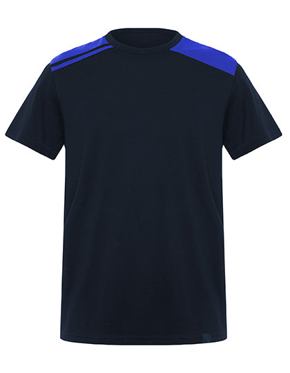 Roly Workwear T-Shirt Expedition RY8411 in Navy Blue 55 / Royal Blue 05
