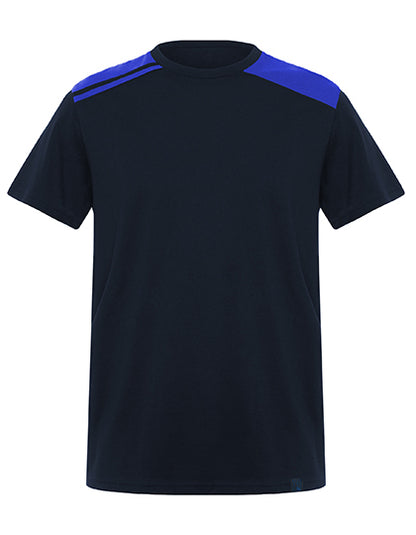 Roly Workwear T-Shirt Expedition RY8411 in Navy Blue 55 / Royal Blue 05