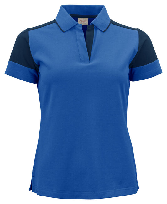 Printer PRIME Prime Polo Damen in Kobalt/Marine – mit Firmenlogo individualisierbar